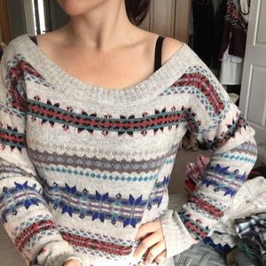Snowflake Pattern Sweater
